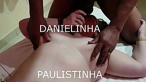 branquinha gostosa takes big black cock deep in her tight pussy for orgasm