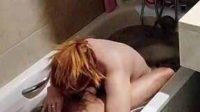 caught my naked mil in bath... ripped clothes and fucked her hard part 2 💦