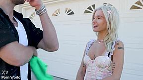 omg slutty teen emma rosie uh tempts my hung neighbor cock into her tight holes for rough drilling