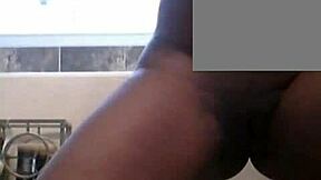 horny young ebony teen spreads her wet black pussy wide open for action