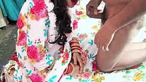 beautiful indian babysitter first time anal creampie assfucking dirty talk bedroom close up