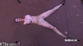 damn that anal assfucking makes her squirt hard during castigation