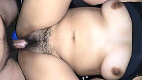 neighborhood whore begs me to crank tv volume so neighbors miss her moans as i slam balls deep in hairy pussy