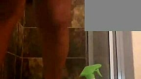 horny young ebony teen spreads her wet black pussy wide open for action