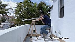 black bikini ebony bombshell chokes on thick monster cock reality?