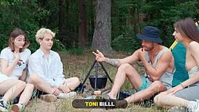 wife swap leads to rimjobs and anal pounding in forest