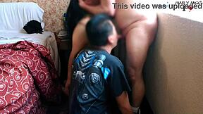 we love being total subs to my lover while hubby's humiliated