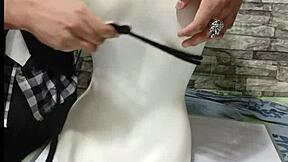 I guide you through BDSM tutorial tying peruvian breasts step by step