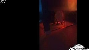 i fuck couple's friend at station taking cumshot