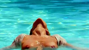 brazzers babe teases xander corvus topless by pool then rides cock