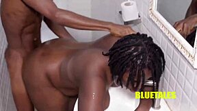 Amateur Pornstar's Big Ass Bent Over for Wild Doggy Quickie Fuck