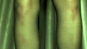 Cum on my juicy big tits redhead babe begs in pov