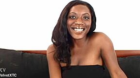 petite babe gives foot rub interview before showing natural tits and dirty talk