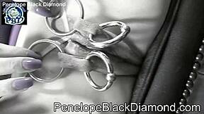 Penelope Black Diamond ANAL FOOTING VIBRATOR ORGASM