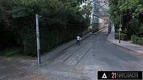 during the photoshoot lilu moon bends over for sensual anal ending with cum covering her ass