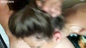 skinny teen gags on monster cock facefuck