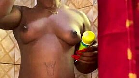 Ebony Amateur Takes Massive Creampie After Outdoor Golden Shower Drenching