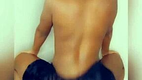 African ebony shakes big ass dancing wild