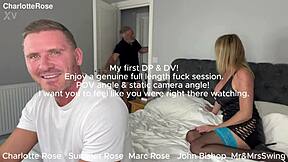 omg my first dp ever with amateurs anal ass to mouth bisexual swinging in homemade group