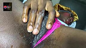 amateur beauty spreads legs as tongue laps her swelling wet clit closeup