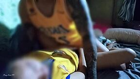 boardmate fucks her hard while jowa calls on phone almost caught