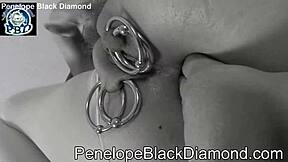 Penelope Black Diamond ANAL FOOTING VIBRATOR ORGASM