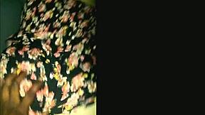 ebony couple bends over car doggystyle homemade