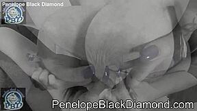 Penelope Black Diamond ANAL FOOTING VIBRATOR ORGASM