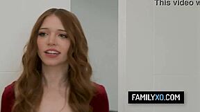 Ivy Ireland Myra Moans Step-Family Threesome New Year's Eve Blowjob Deepthroat