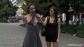 german babe bound and humiliated publicly on streets