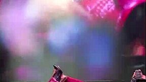 aitana dances provocatively, swaying her sexy curves in hot rhythm