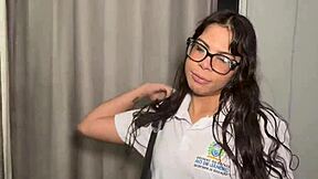 Stressed Stepdaughter Unloads on Stepdad's Cock After School