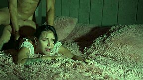 blue eyed brunette wife rides my huge cock like wild amazon on bed