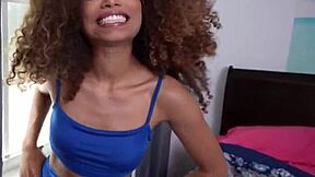 why ebony teen bribes stepbro with wet pussy and hardcore pov fuck instead of cash?