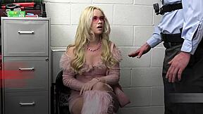 Does LP Officer Pound Pepper Hart's Tight Pussy Hard on Office Desk?