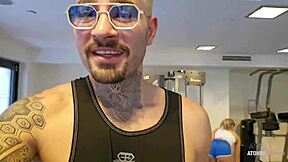 Gym training steve mori turns into first-time pussy fuck without danika wet orgasm