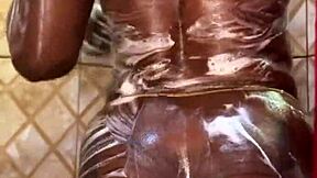 Ebony Amateur Takes Massive Creampie After Outdoor Golden Shower Drenching