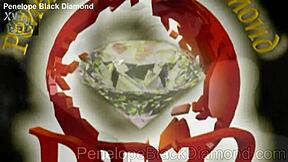 Penelope Black Diamond ANAL FOOTING VIBRATOR ORGASM