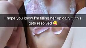 cheating milf richelle rose bends over for creampie snapchat fuck