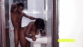 Amateur Pornstar's Big Ass Bent Over for Wild Doggy Quickie Fuck