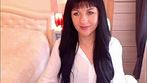 Small tit brunette helga muah jessy strips lingerie stockings teases rips clothes sexy