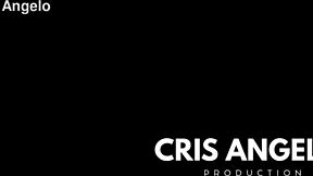 kyara nyx pisses hard after office work with cris angelo's cock