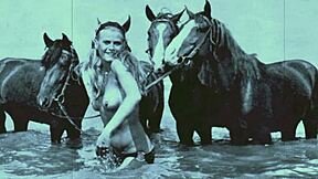 i uncover vintage hairy pussy outdoors with retro charm