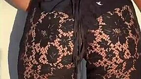 aitana dances provocatively, swaying her sexy curves in hot rhythm