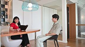 hot spanish teacher danja angel rides my cock to save her job