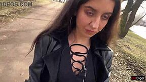 teen sucks huge load walks park cum covered face shocking everyone cumwalk!