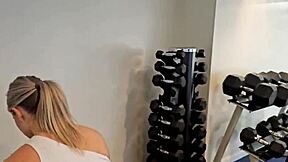 Gym training steve mori turns into first-time pussy fuck without danika wet orgasm