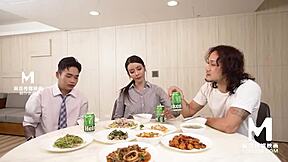 model media asia's stepmom gets creampie fingered and blown in hd group