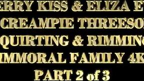 Eliza Eves' tight ass devoured by Dan's raging creampie blast