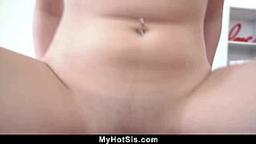 Stepsister Bends Over Juicy Pussy for My Hard Cock Thrust!